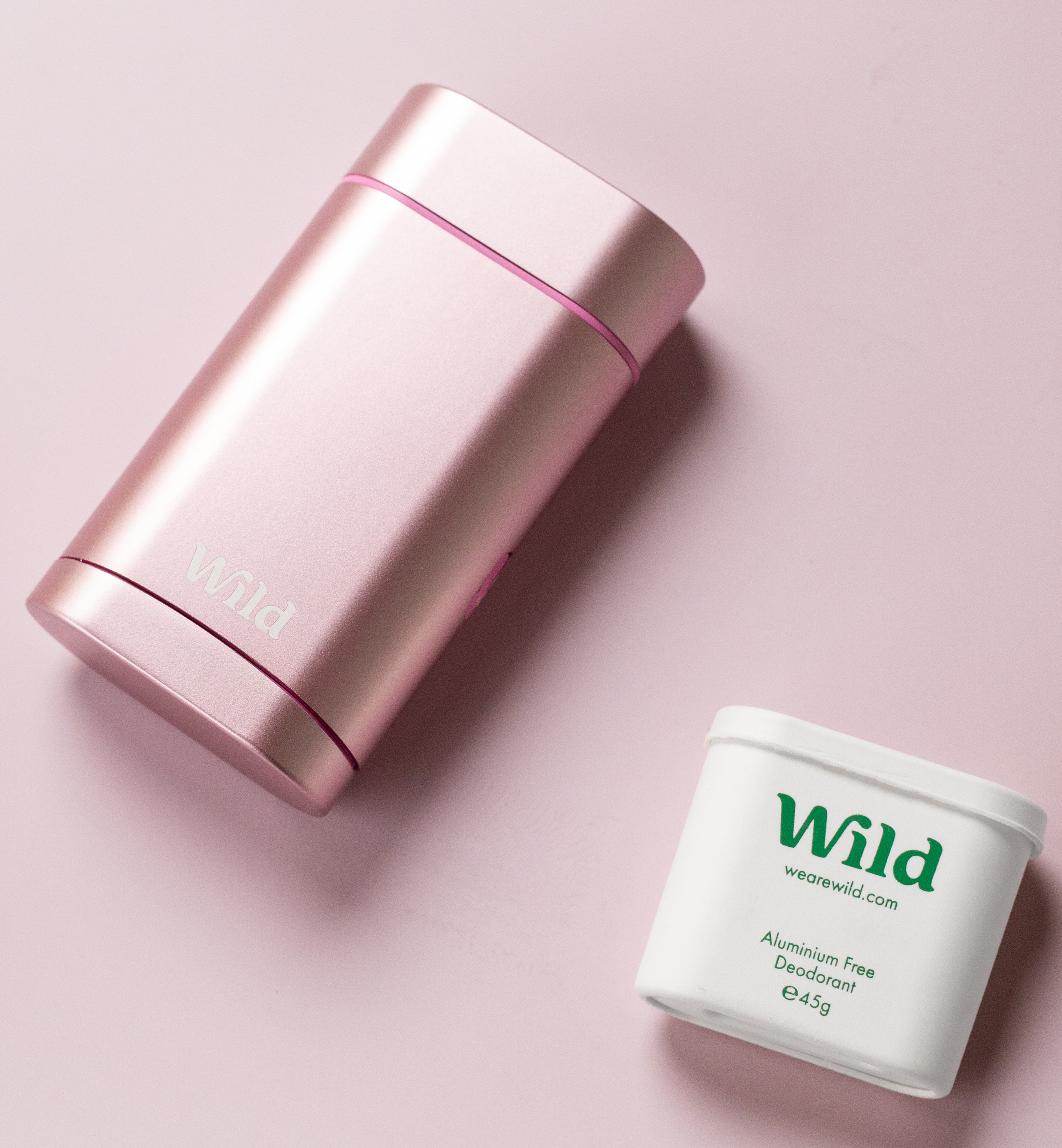 How big are the case and deodorant refills? Wild